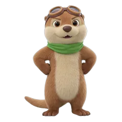 カワウソのチクリン ことば少なめ