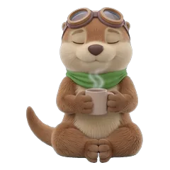 カワウソのチクリン ひとやすみ